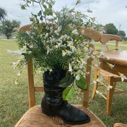Floral Boot Arrangement