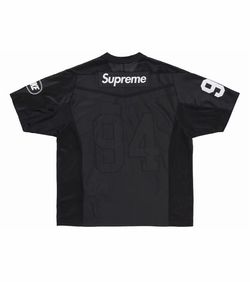 Supreme Nike football jersey black