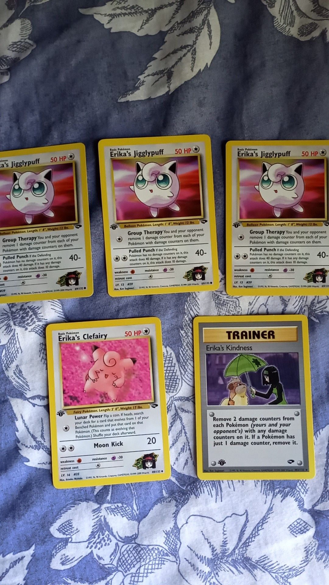 1st edition erika pokemon cards MINT