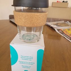 New Glass Keep Cup Coffee Mug 
