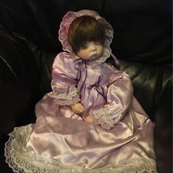 Hand Made Porcelain  Doll