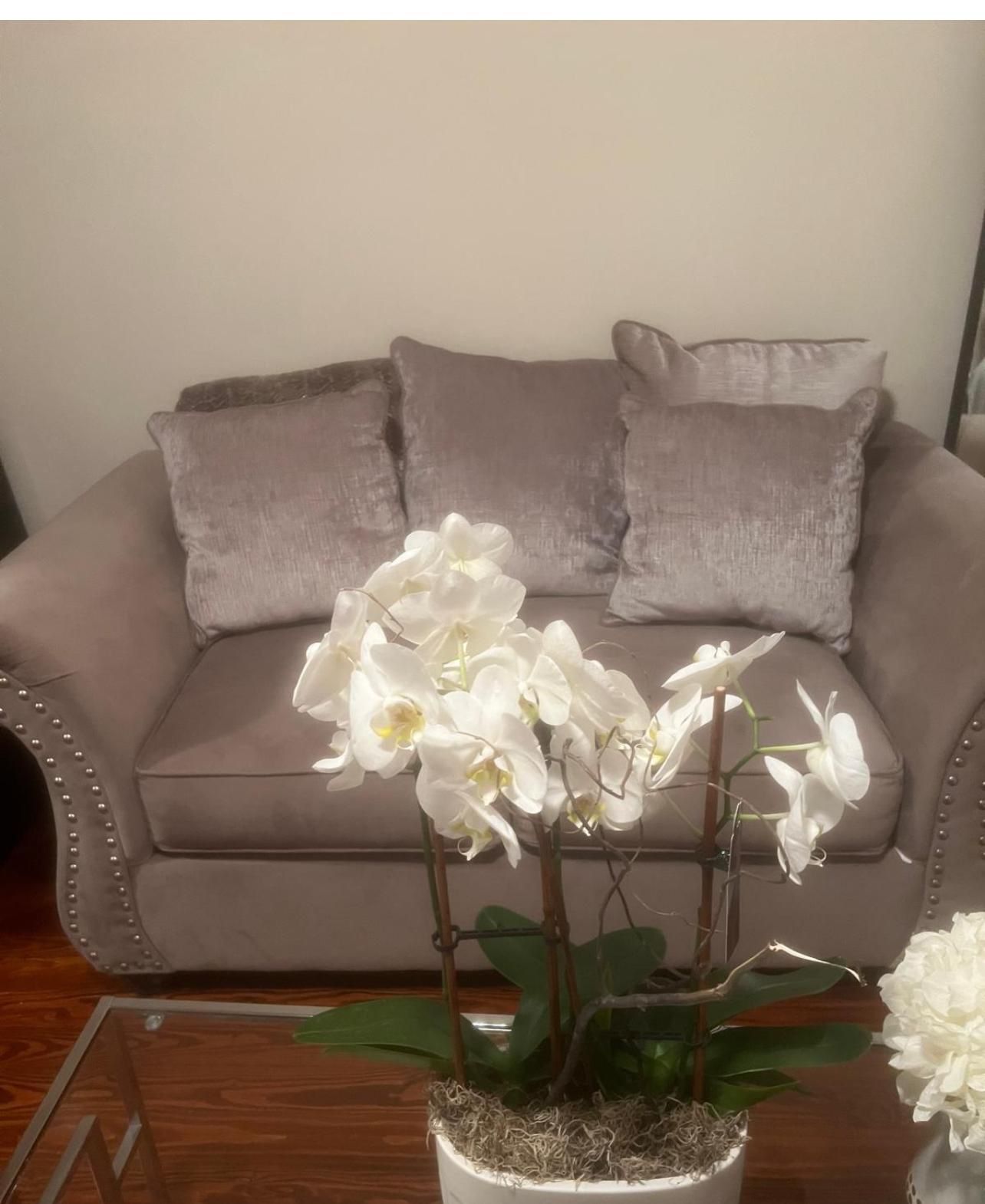 2 Set Gray Couch