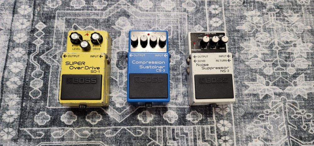 BOSS pedals