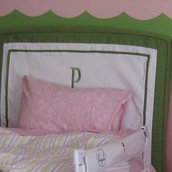 Pottery Barn Twin Headboard W/ Removable Washable P Cover