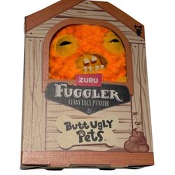 ***NEW*** Fuggler Butt Ugly Pets Cod Father Gold Fish Soft Toy by ZURU