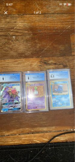CGC Graded Pokémon Cards Lot of 3