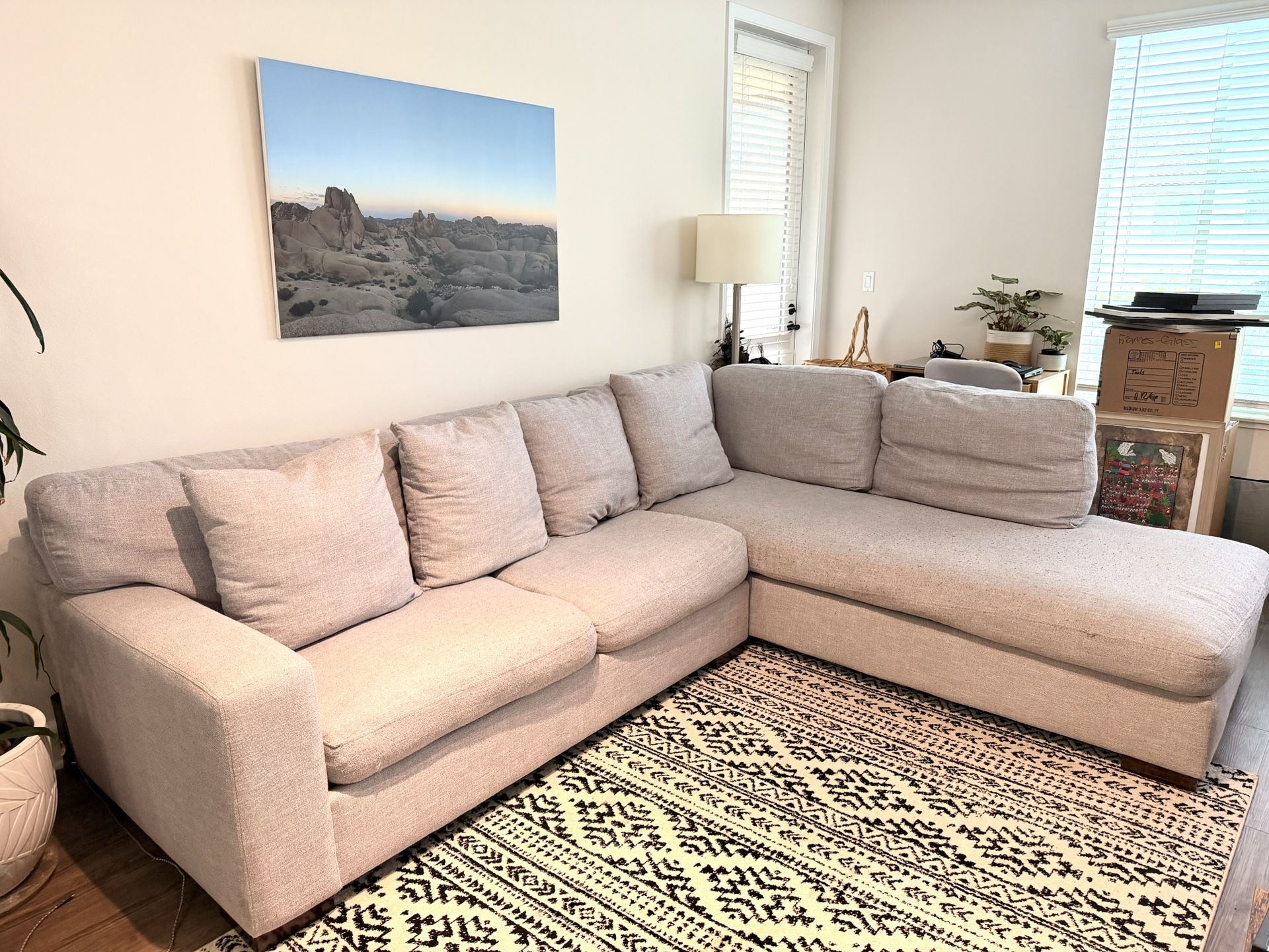 Z Gallerie Sectional Couch