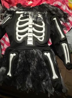 Kids skeleton costume 5t/6t