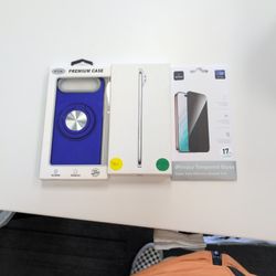 iPhone 17 Air With Case And Screen Protector 