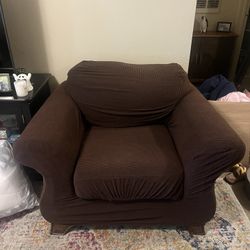 Arm Chair With Cover In Great Shape