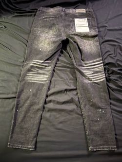 Purple jeans