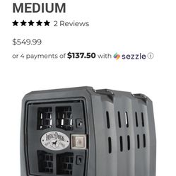 Lucky Duck Kennel Travel Crate And Mat, $658 New, Look