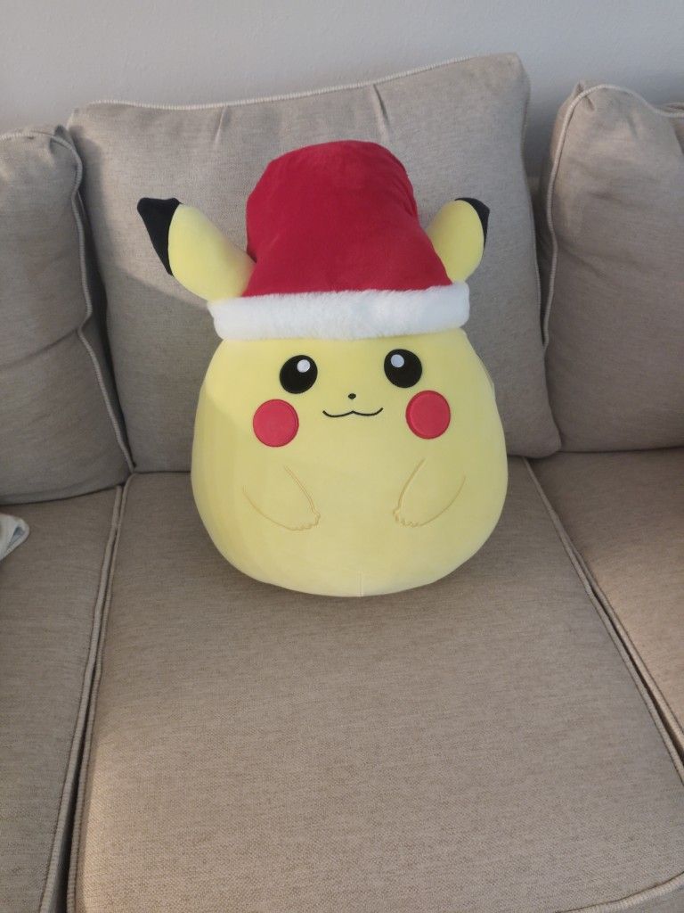 Pikachu Squish Mellow Pokémon.. Height 20 In × Width 14 In.