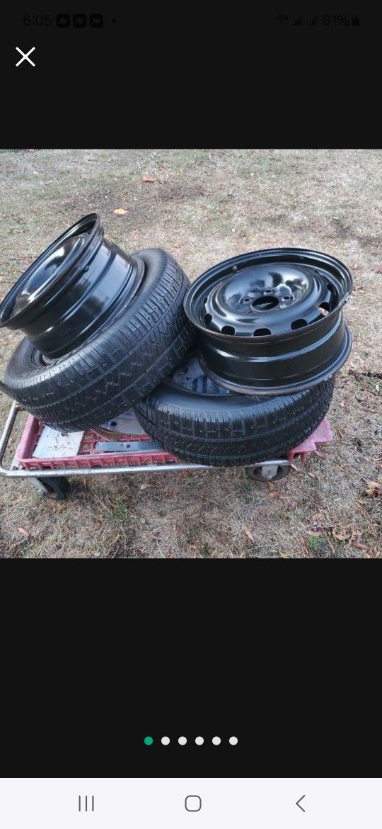 Two Used 16" Snow Tires