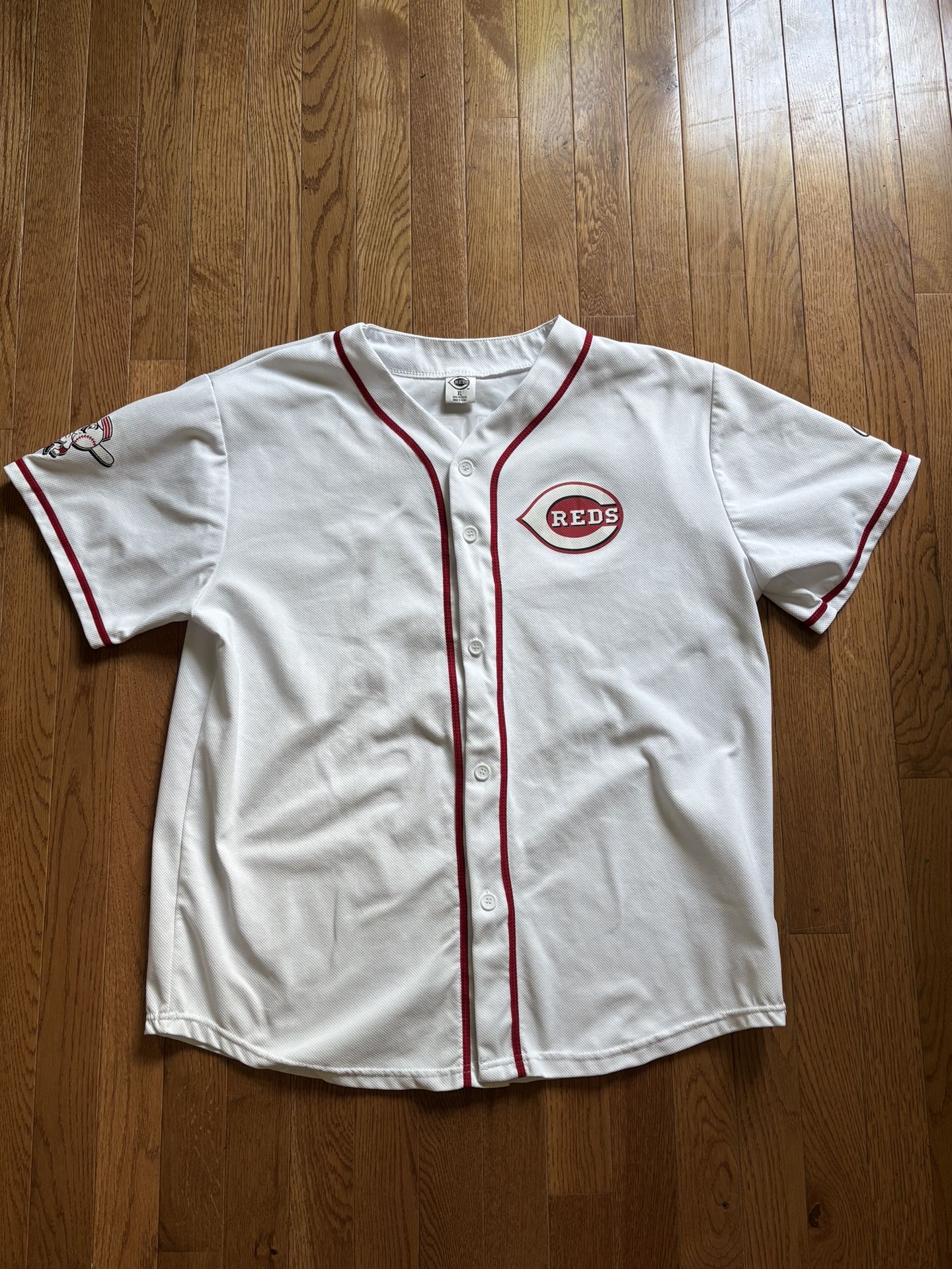 Cincinnati Reds Spencer Steer #7 Printed White And Red MLB Baseball Jersey