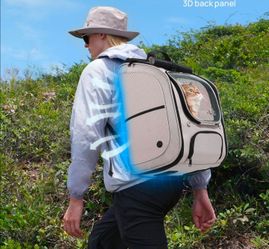 Brand New Pecute Bubble Cat Backpack Carrier - Large Space Expandable Pet Travel Bag