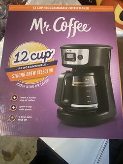 NEW MR. COFFEE 12 CUP PROGRAMMABLE COFFEEMAKER