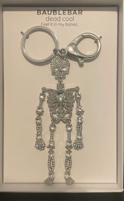 BaubleBar Skeleton keychain