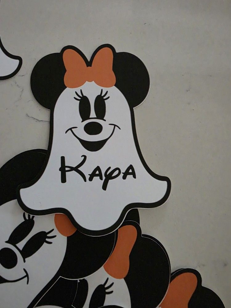Mickey Ghost Cut Outs