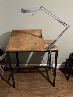Architect Desk (magnifying Lens Lamp Additional)
