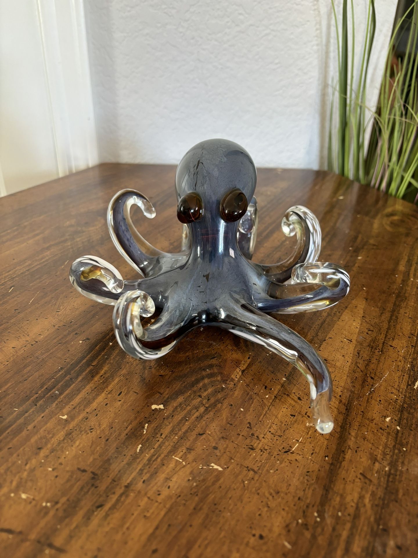 Vintage Art Glass Octopus