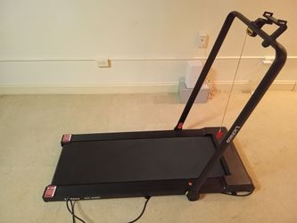 Walking pad. Treadmill