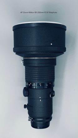 NIKON AF Zoom-Nikkor 80-200mm f/2.8 Telephoto Lens