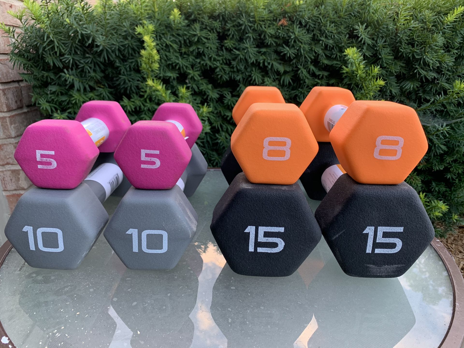 4 - BRAND NEW DUMBBELLS SETS