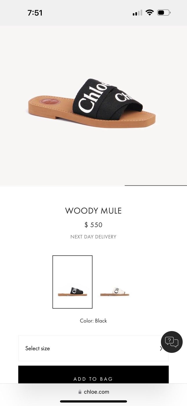  Chloe  Sandals Woody Mule