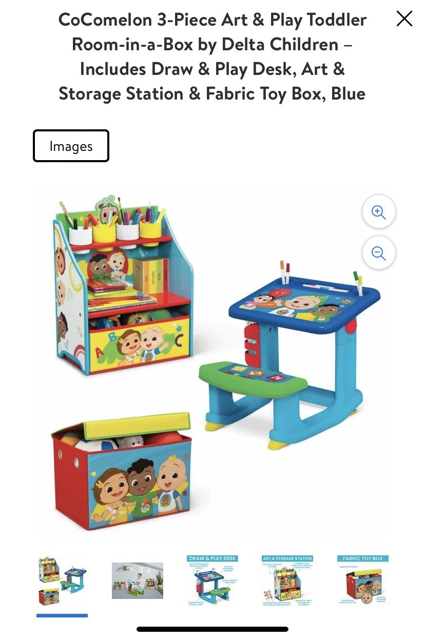 Cocomelon 3 in 1 Art And Play Set