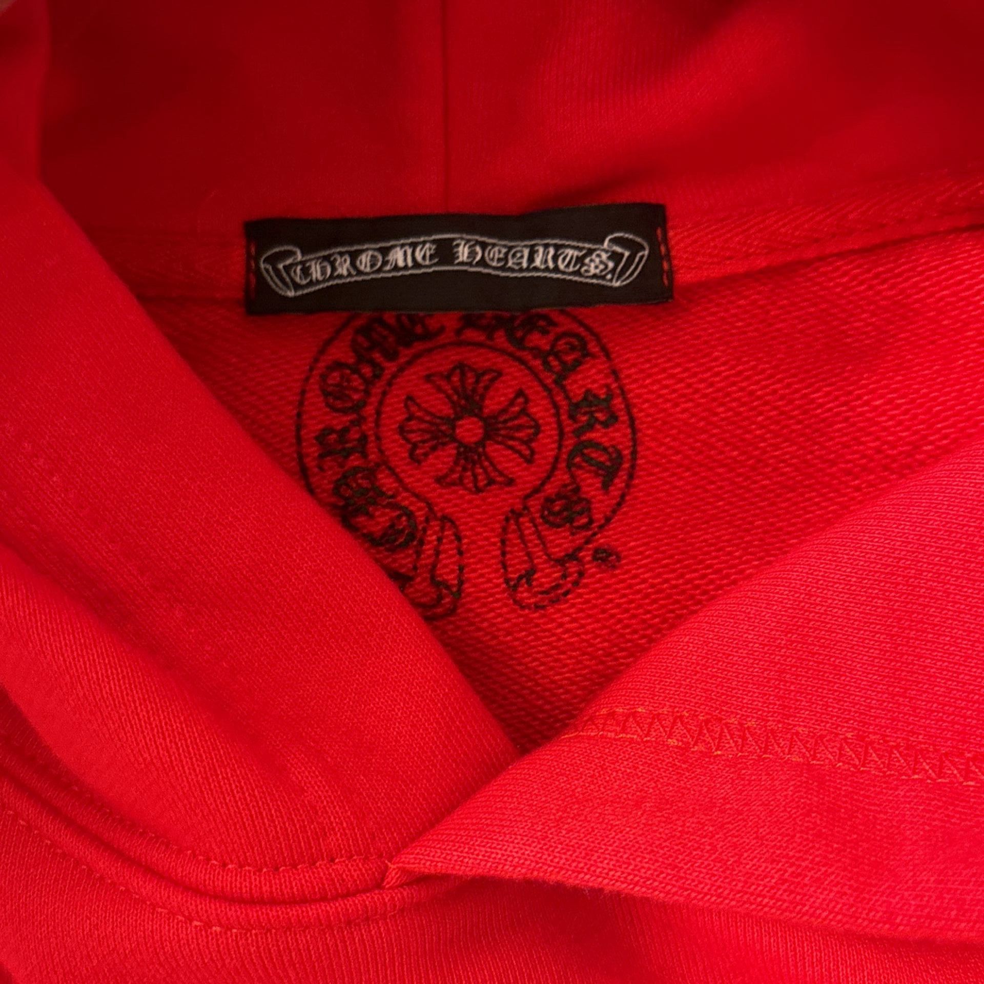 Chrome Hearts Hoodie Red Size S  Shoes