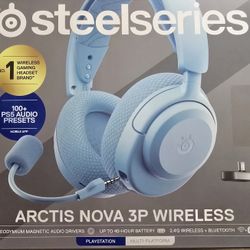 Brand New Playstation / Multi Platform Wireless Steelseries Arctis Nova 3p Gaming Headset