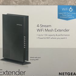 NETGEAR - EAX20 AX1800 Wi-Fi 6 Mesh Desktop Range Extender and Signal Booster