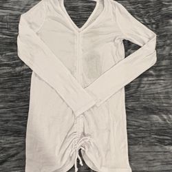 White Long Sleeve Top