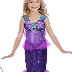 Dazzling Mermaid Costume Girls M(7/8).