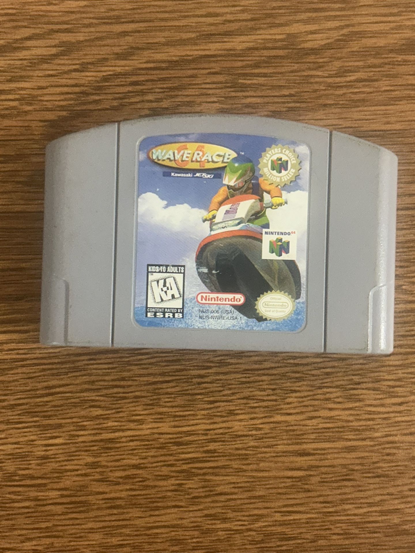 Wave Race 64 for Nintendo 64 N64 Authentic Cartridge Tested Working