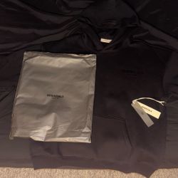Black Essentials Fear Of God, Hoodie (Medium)