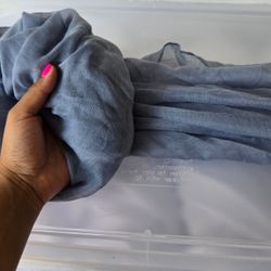 Dusty Blue Cheescloths