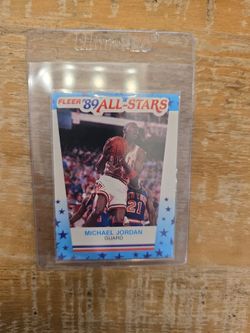 1989 fleer Michael Jordan card