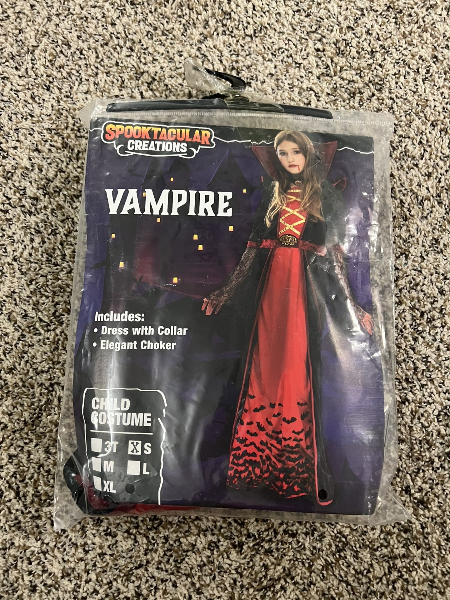 Girls Vampire Costume Halloween