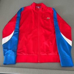 Lacoste Zip Up Sweater/jacket Like New Reduced To Sell!