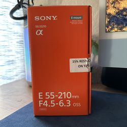 Sony E-Mount Lens 55-210mm f/4.5-6.3