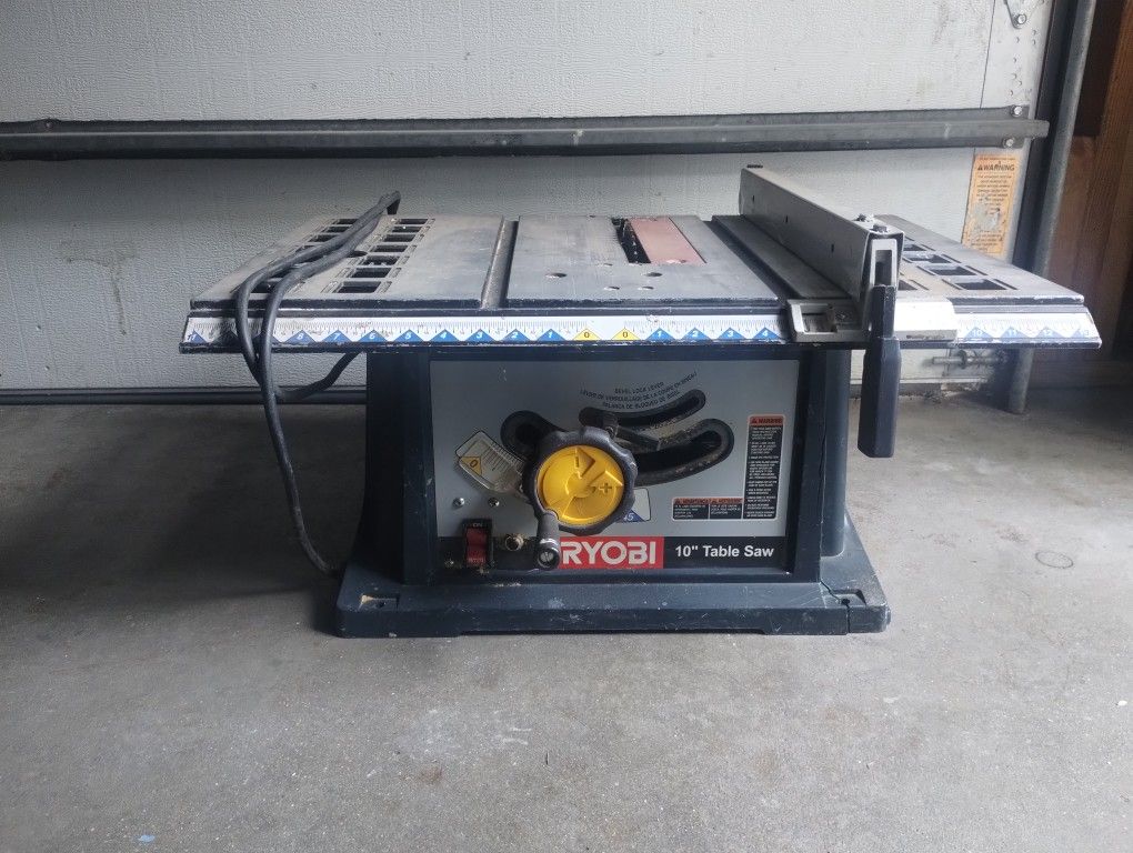 Ryobi 10 Inch Table Saw