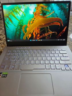 ASUS ROG Laptop Computer Zephyrus G14 14" Gaming 16GB White 1TB SSD