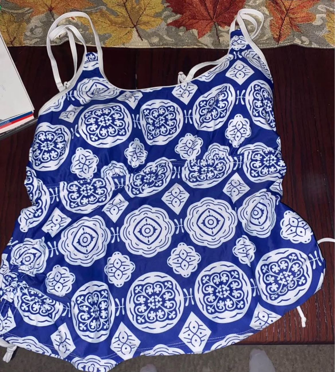 2x Blue Swim Top