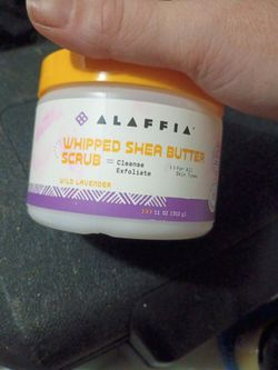 Alaffia Whipped Shea Butter Scrub Wild Lavender