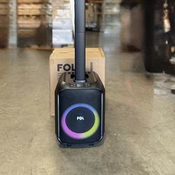 FOL  Bluetooth wireless professional system with wireless Microphone & LED lights🎶🎶🎶