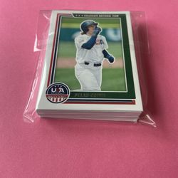(28) 2022 USA BASEBALL STARS & STRIPES Base Cards