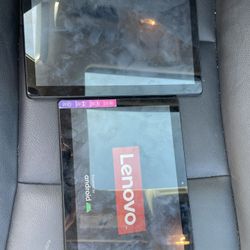 Two Lenovo Tablets 