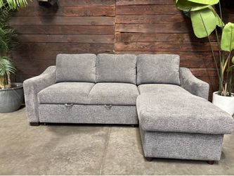 Sleeper grey sofa